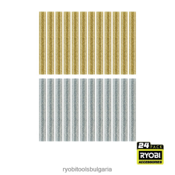 аксесоари бг RYOBI 24 бр. пълноразмерни блестящи лепилни пръчици 6HNVZ2744