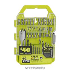 аксесоари бг RYOBI 40 бр. бормашина и комплект ударно задвижване 6HNVZ2817
