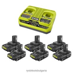батерии и зарядни устройства бг RYOBI 18v one+ 1.5ah литиев стартов комплект 6HNVZ2678