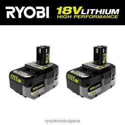 батерии и зарядни устройства бг RYOBI 18v one+ 4ah литиева високопроизводителна батерия (пакет от 2) 6HNVZ2686