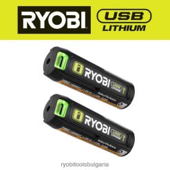 батерии и зарядни устройства бг RYOBI usb литиева 3ah литиева акумулаторна батерия (2 пакета) 6HNVZ2712
