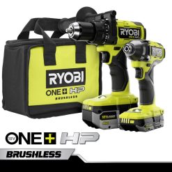 електрически инструменти бг RYOBI 18v one+ hp безчеткова ударна бормашина и ударна отвертка 2 комплекта инструменти 6HNVZ2861