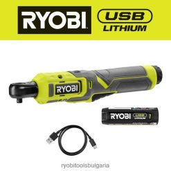 електрически инструменти бг RYOBI usb lithium 1/4 тресчотка комплект 6HNVZ261