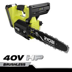 на открито бг RYOBI 40v к.с. комплект безчеткови 12 верижни триони с горна дръжка 6HNVZ2356