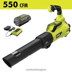 на открито бг RYOBI 40v комплект безчеткови шепоти 550 cfm реактивен вентилатор 6HNVZ2317