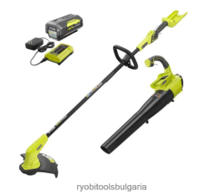 на открито бг RYOBI 40v комплект тример и духалка 6HNVZ2421