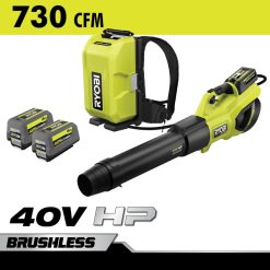 на открито бг RYOBI 40v hp безчеткова раница/ръчен вентилатор от серия whisper 6HNVZ2307