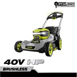 на открито бг RYOBI Комплект косачка за трева с много остриета 40v hp без четки с 21 натискания 6HNVZ2239