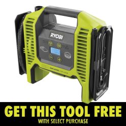 осветление начин на живот и отдих бг RYOBI 18v едно+ помпа за надуване/дефлация с двойна функция 6HNVZ2489