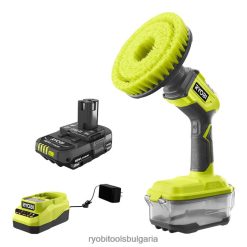 почистване бг RYOBI 18v един+ захранващ скрубер комплект 6HNVZ2567
