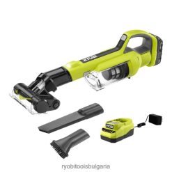 почистване бг RYOBI 18v комплект за ръчна прахосмукачка с една+ четка 6HNVZ2557