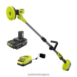 почистване бг RYOBI 18v one+ комплект телескопичен мощен скрубер 6HNVZ2568