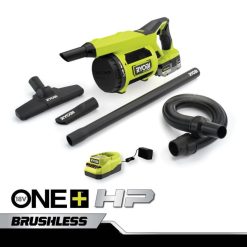 почистване бг RYOBI 18v one+ hp безчетков ръчен вакуумен комплект за работна площадка 6HNVZ2556